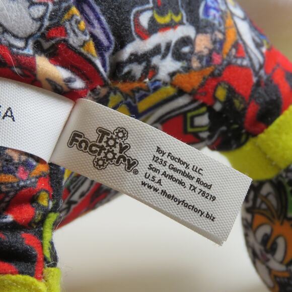 Sonic The Hedgehog Comic Print Plush Toy 9" Collectible Stuffed Big Head 2022 - Picture 11 of 16